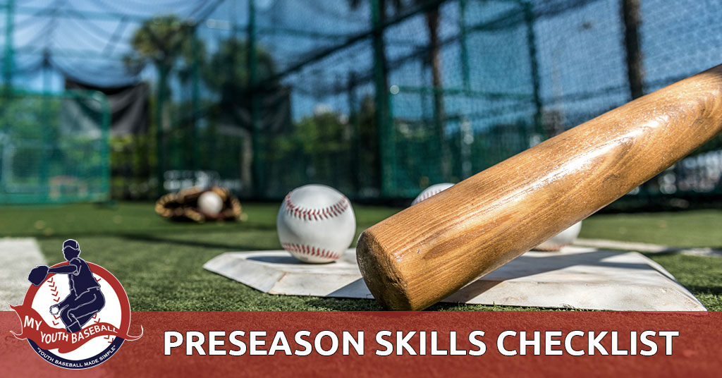 Preseason Baseball Skills Checklist
